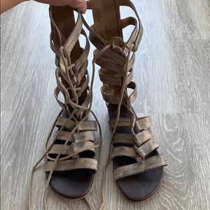 Rain Gladiator Sandals